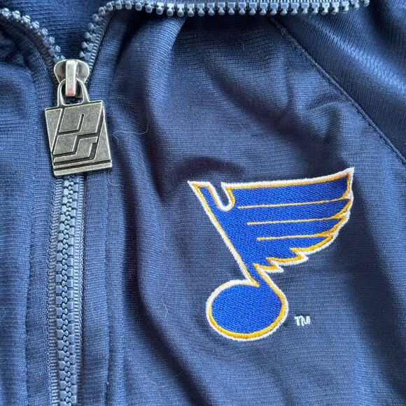 Youth NHL St Louis Blues Track Jacket Small (8) - Picture 3 of 6